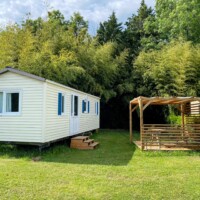 MH 4/6P (#38) Mobil-home 2 chambres en location dans la Drôme pamis les bambous