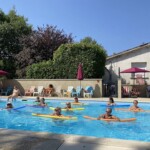 Aquagym Aquagym dans la piscine du camping Les Avenières