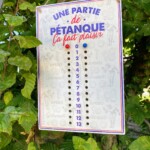 Scorier Scorier de pétanque au camping des avenières