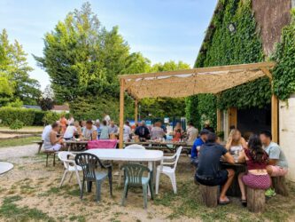 Snack Terrasse du snack du Camping Les Avenières