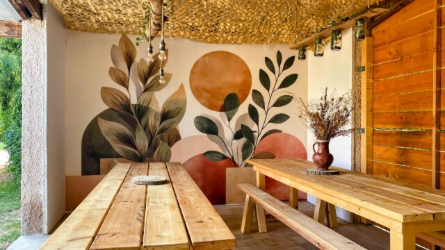 Salle à manger Salle à manger et cuisine commune du Camping Les Avenières