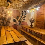 Salle à manger illuminée
