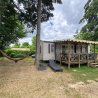MH 6/8P (#36) Mobil-home ombragé et climatisé avec hamac